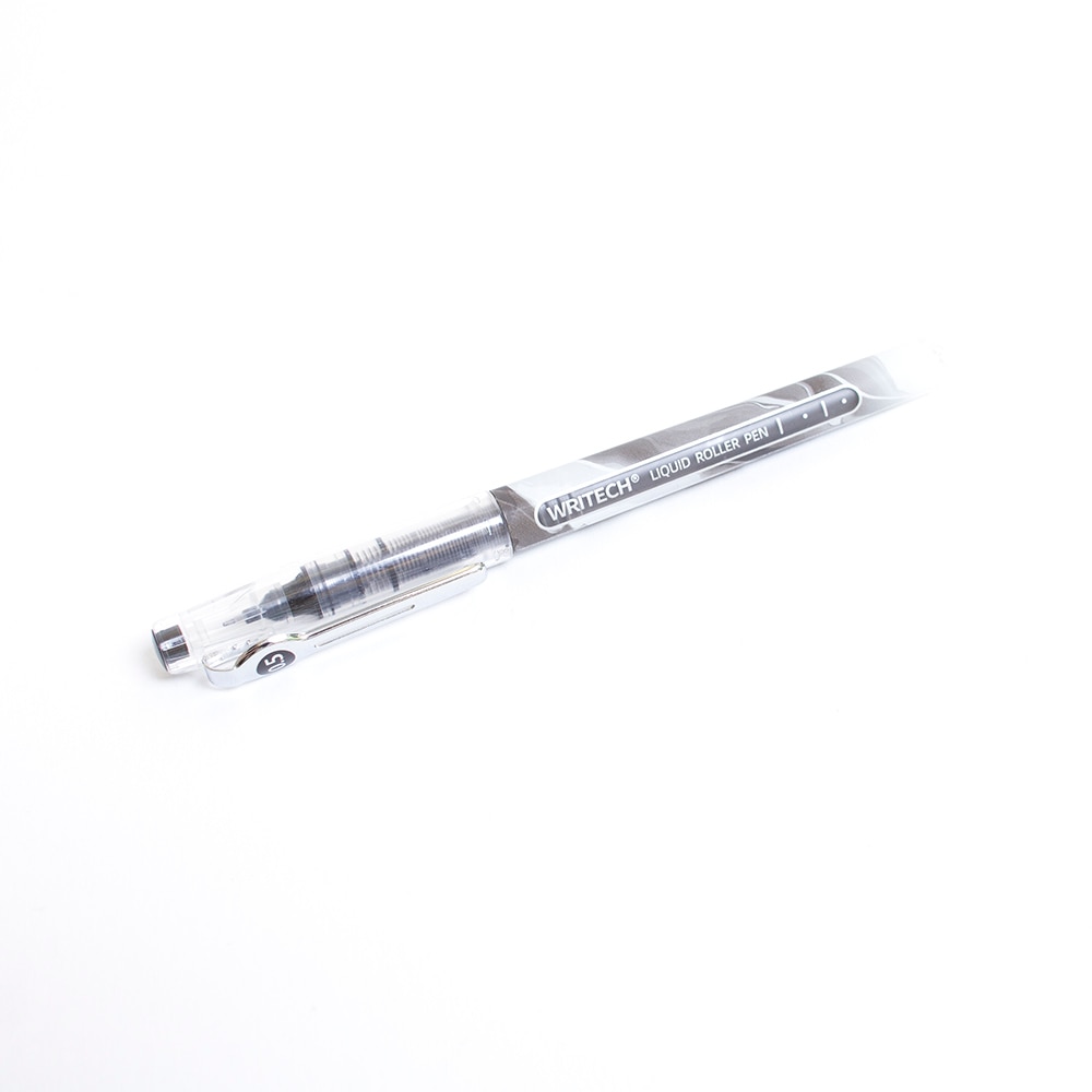 Writech, Rollerball/Ballpoint, Art & School, Swirl barrel, Liquid, 0.5mm, 715036, Black